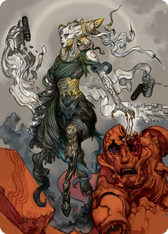 Tamiyo, Compleated Sage Art Card [Kamigawa: Neon Dynasty Art Series]-1