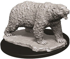 WizKids Deep Cuts Unpainted Miniatures Polar Bear-1