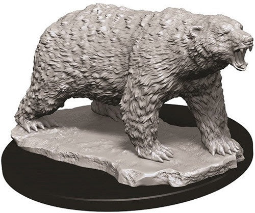 WizKids Deep Cuts Unpainted Miniatures Polar Bear-1