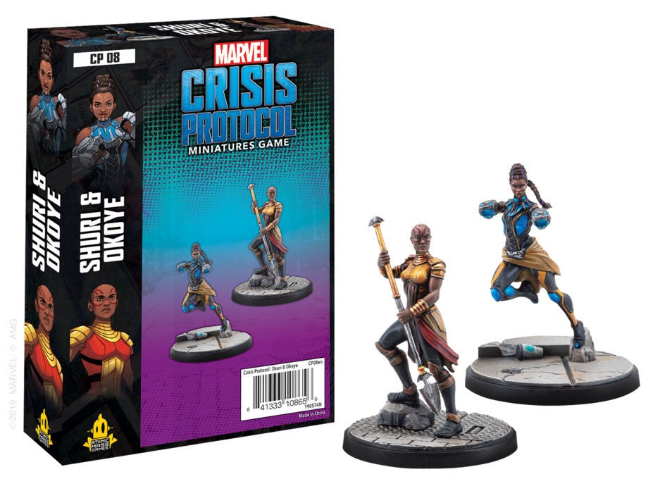 Marvel Crisis Protocol Miniatures Game Shuri & Okoye Expansion-1