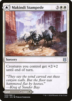 Makindi Stampede // Makindi Mesas [Zendikar Rising]-1