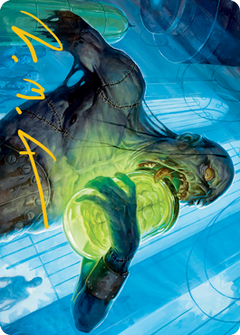 Larder Zombie Art Card (Gold-Stamped Signature) [Innistrad: Midnight Hunt Art Series]-1