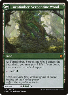 Turntimber Symbiosis // Turntimber, Serpentine Wood [Zendikar Rising]-2