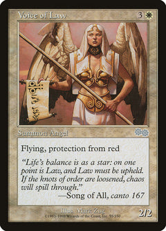 Voice of Law [Urza's Saga]-1