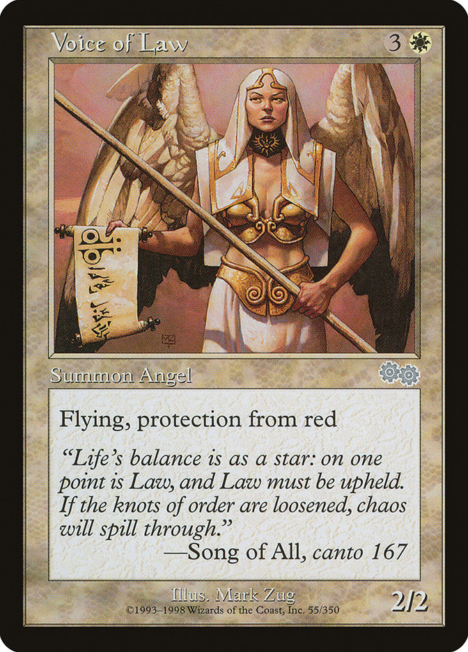 Voice of Law [Urza's Saga]-1