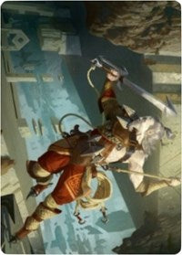 Cliffhaven Sell-Sword Art Card [Zendikar Rising Art Series]-1
