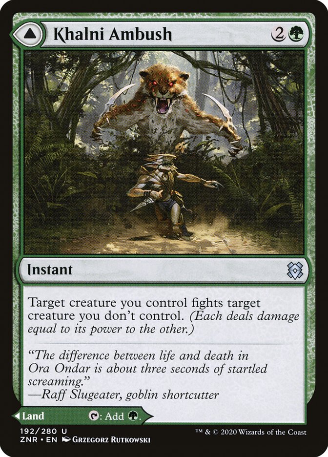 Khalni Ambush // Khalni Territory [Zendikar Rising]-1