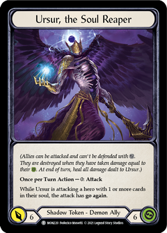 Blasmophet, the Soul Harvester // Ursur, the Soul Reaper [MON219 // MON220] (Monarch)  1st Edition Normal-2
