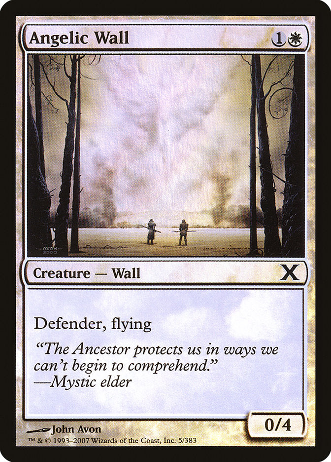 Angelic Wall (Premium Foil) [Tenth Edition]-1