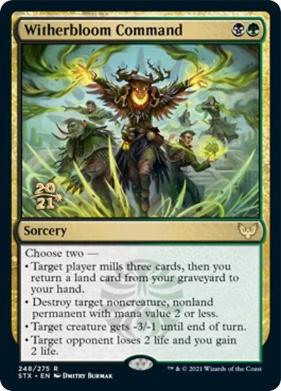 Witherbloom Command [Strixhaven: School of Mages Prerelease Promos]-1