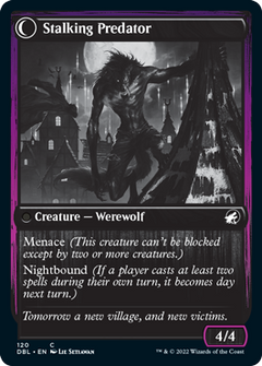 Shady Traveler // Stalking Predator [Innistrad: Double Feature]-2