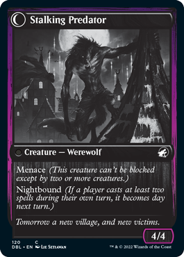 Shady Traveler // Stalking Predator [Innistrad: Double Feature]-2