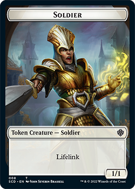 Insect // Soldier Double-Sided Token [Starter Commander Decks]-2