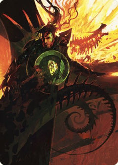Mishra's Command Art Card [The Brothers' War Art Series]-1