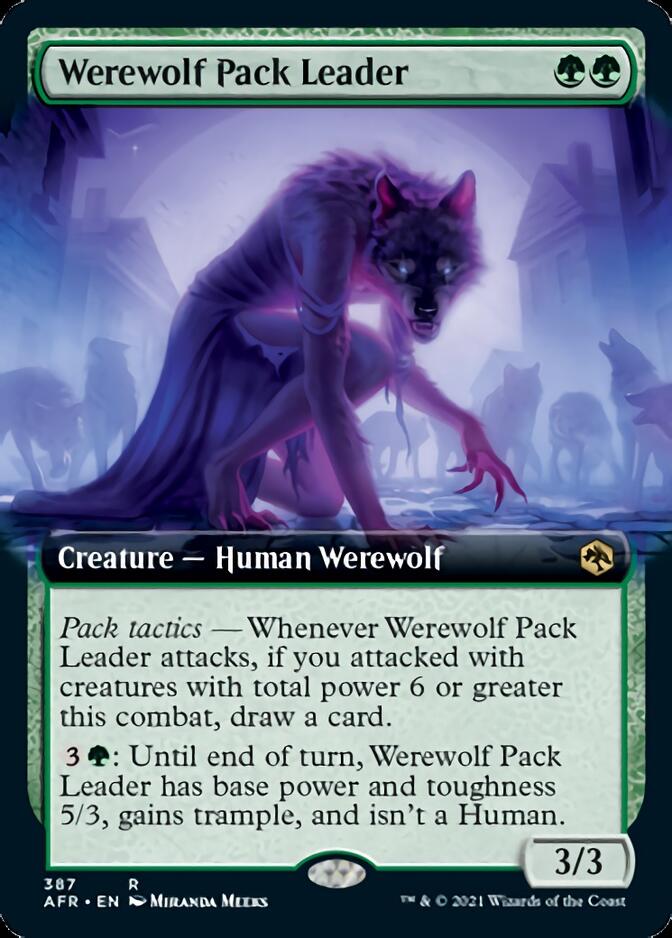 Werewolf Pack Leader (Extended Art) [Dungeons & Dragons: Adventures in the Forgotten Realms]-1
