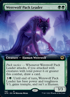 Werewolf Pack Leader (Extended Art) [Dungeons & Dragons: Adventures in the Forgotten Realms]-1