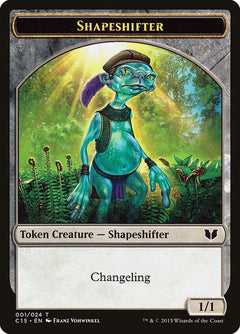 Elemental Shaman // Shapeshifter Double-Sided Token [Commander 2015 Tokens]-2