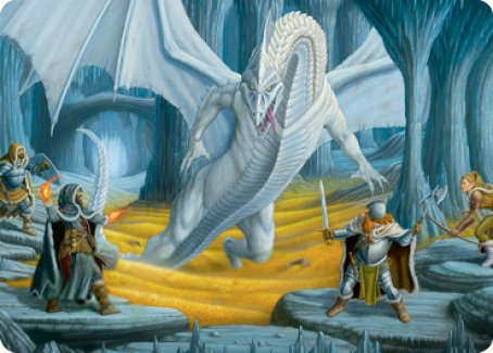 Cave of the Frost Dragon Art Card [Dungeons & Dragons: Adventures in the Forgotten Realms Art Series]-1
