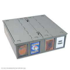 Card Game Accessories: Collectible Card Bin - Gray (3200 capacity)-2