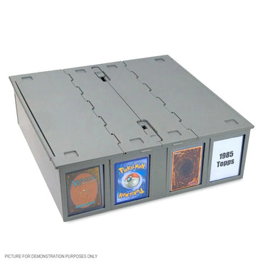 Card Game Accessories: Collectible Card Bin - Gray (3200 capacity)