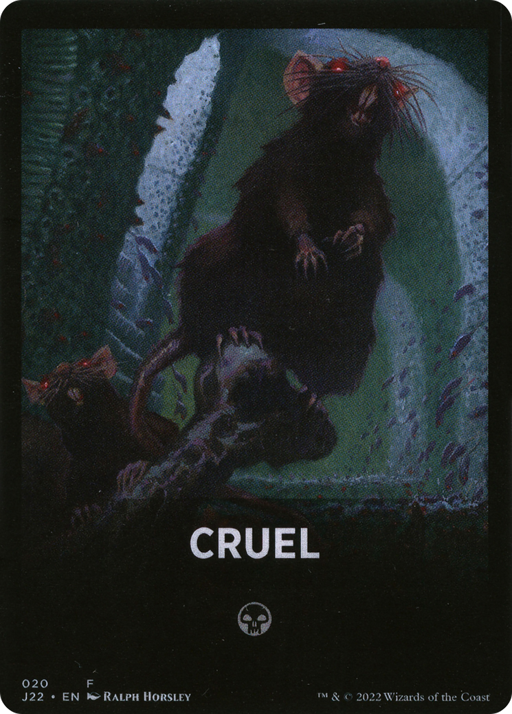 Cruel Theme Card [Jumpstart 2022 Front Cards]-1