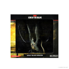 D&D Icons of the Realms Adult Black Dragon Premium Figure-1