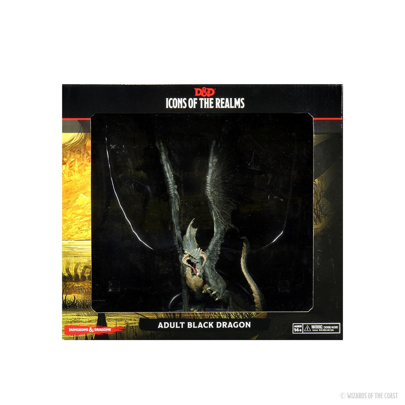 D&D Icons of the Realms Adult Black Dragon Premium Figure-1