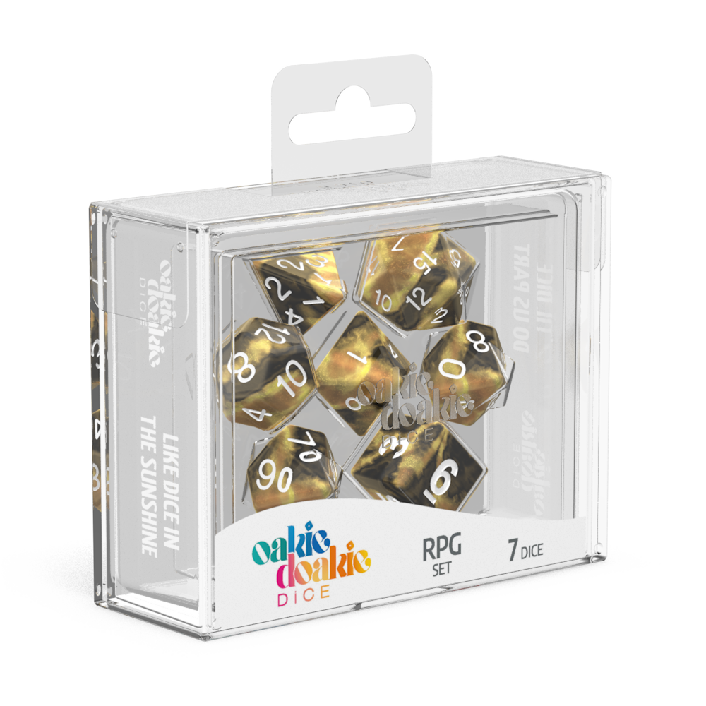 Oakie Doakie Dice RPG Set GemiDice - Hornet (7)-1