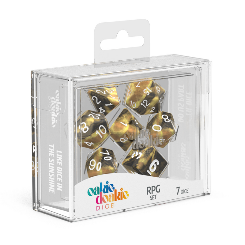 Oakie Doakie Dice RPG Set GemiDice - Hornet (7)-1