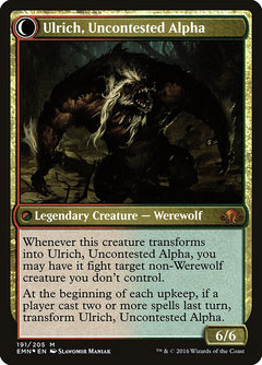 Ulrich of the Krallenhorde // Ulrich, Uncontested Alpha [Eldritch Moon Prerelease Promos]-2