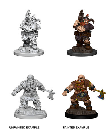 D&D Nolzurs Marvelous Unpainted Miniatures Male Dwarf Barbarian