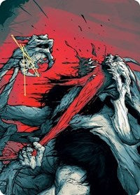 Vorinclex, Monstrous Raider 2 Art Card (Gold-Stamped Signature) [Kaldheim Art Series]-1