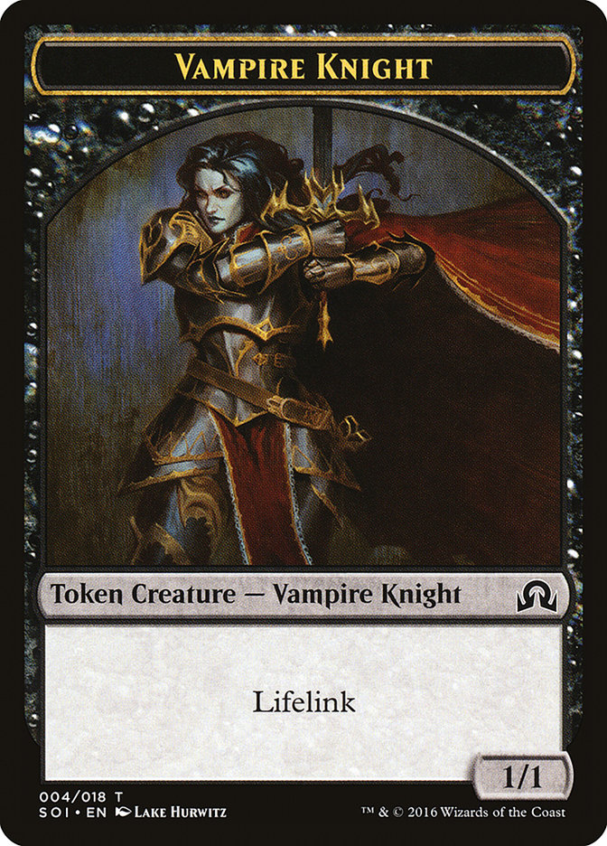 Vampire Knight Token [Shadows over Innistrad Tokens]-1
