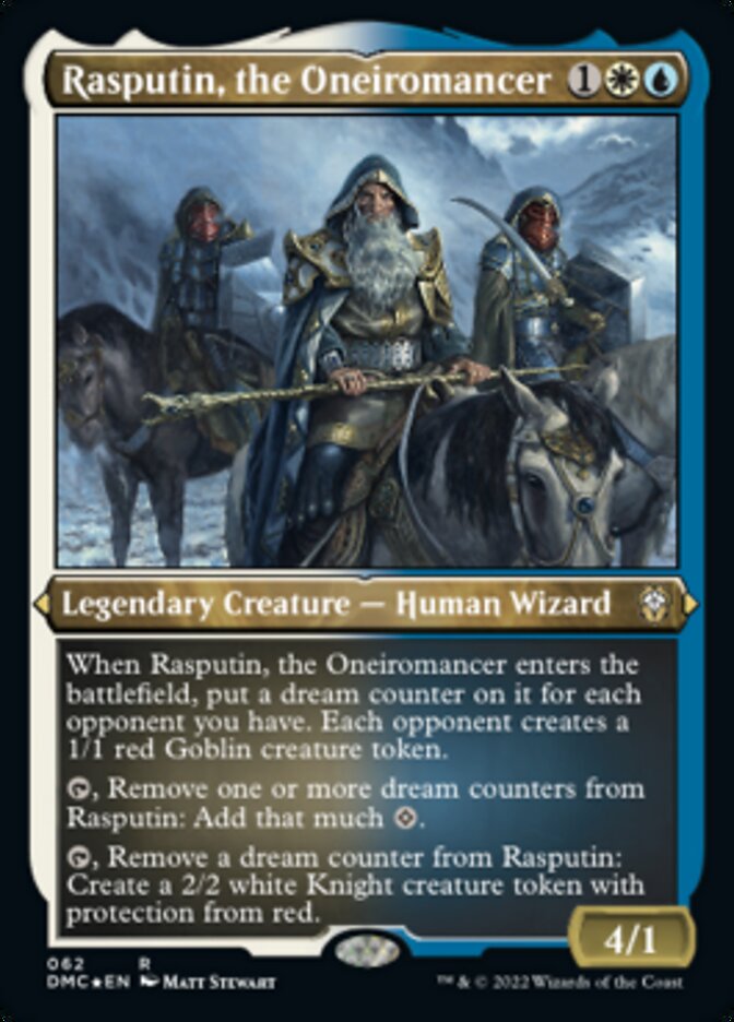 Rasputin, the Oneiromancer (Foil Etched) [Dominaria United Commander]-1