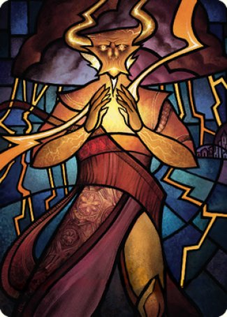 Najal, the Storm Runner Art Card [Dominaria United Art Series]-1