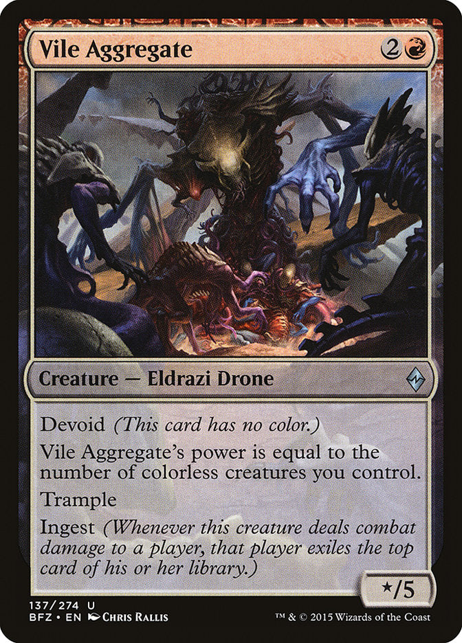 Vile Aggregate [Battle for Zendikar]-1