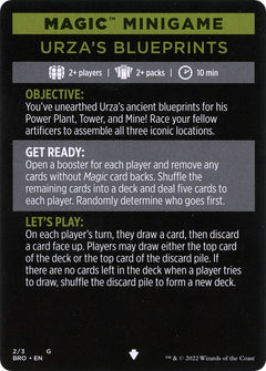 Urza's Blueprints (Magic Minigame) [The Brothers' War Minigame]-1