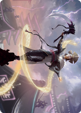 Naomi, Pillar of Order Art Card [Kamigawa: Neon Dynasty Art Series]-1