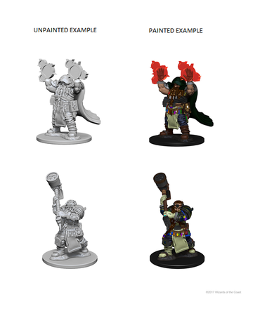 D&D Nolzurs Marvelous Unpainted Miniatures Dwarf Male Cleric