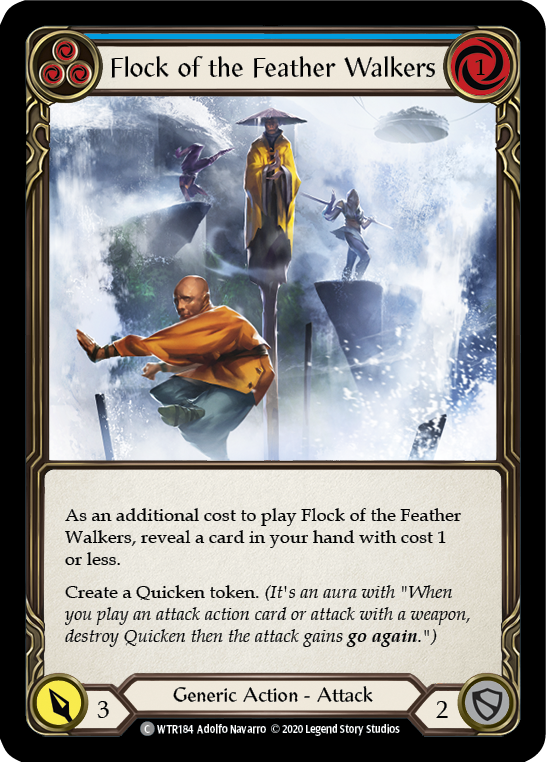 Flock of the Feather Walkers (Blue) [U-WTR184] (Welcome to Rathe Unlimited)  Unlimited Normal-1