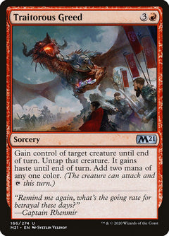 Traitorous Greed [Core Set 2021]-1