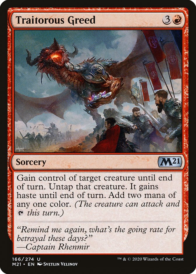 Traitorous Greed [Core Set 2021]-1