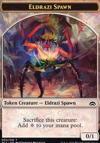 Eldrazi Spawn (004) // Eldrazi Double-Sided Token [Planechase Anthology Tokens]-1