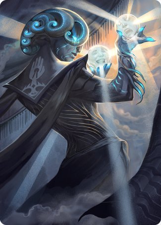 Queza, Augur of Agonies Art Card [Streets of New Capenna Art Series]-1