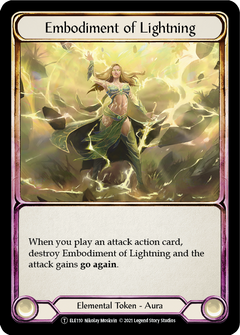 Embodiment of Lightning // Titan's Fist [U-ELE110] (Tales of Aria Unlimited)  Unlimited Normal-1