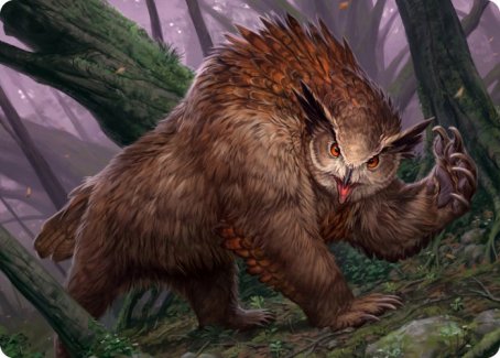 Owlbear Art Card [Dungeons & Dragons: Adventures in the Forgotten Realms Art Series]-1