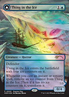 Thing in the Ice // Awoken Horror (Borderless Alternate Art) [Regional Championship Qualifiers 2023]-1
