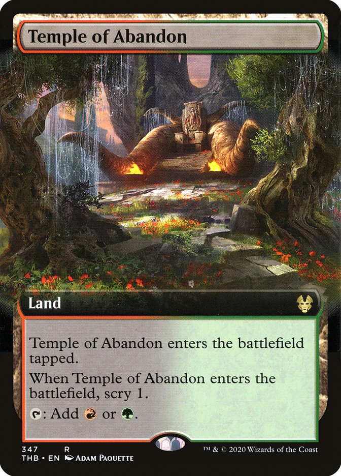 Temple of Abandon (Extended Art) [Theros Beyond Death]-1