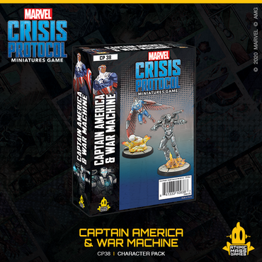 Marvel Crisis Protocol Miniatures Game Captain America & War Machine