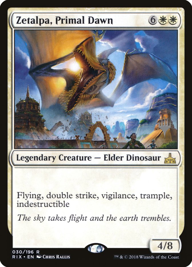 Zetalpa, Primal Dawn (Promo Pack) [Rivals of Ixalan Promos]-1
